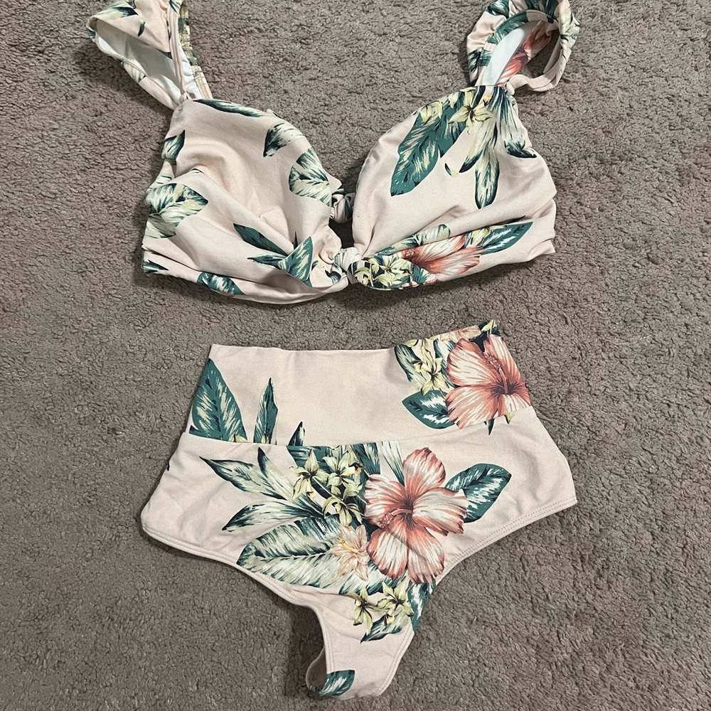 Monte swim high waisted bikini set